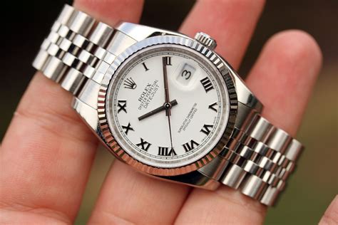 rolex datejust 116232|Rolex 116234 white dial.